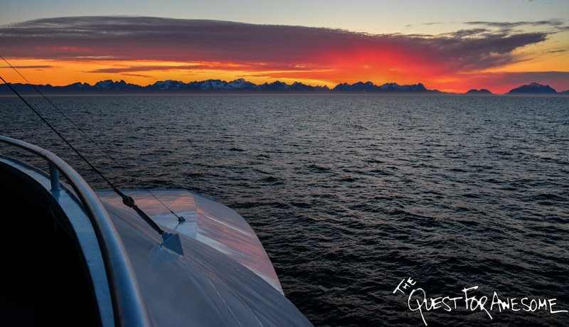 Ferry Ride From Bodo To Lofoten - The Quest For Awesome