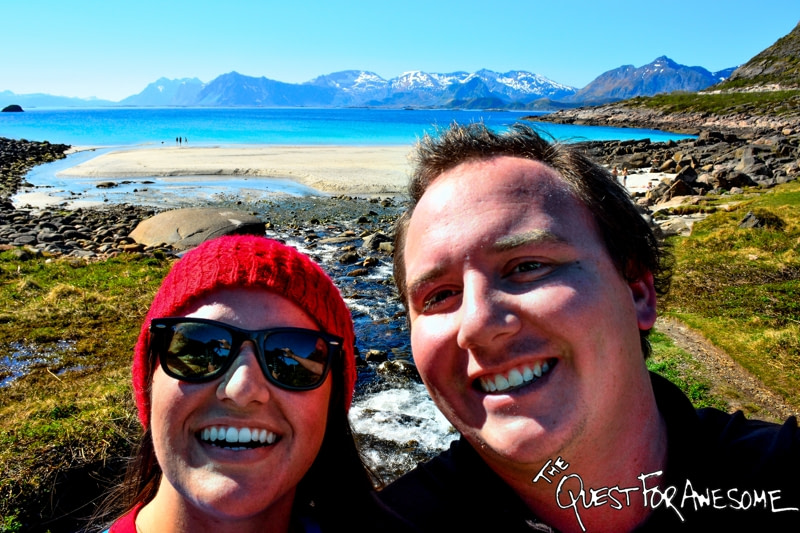 Emily And I In Lofoten Norway - The Quest For Awesome