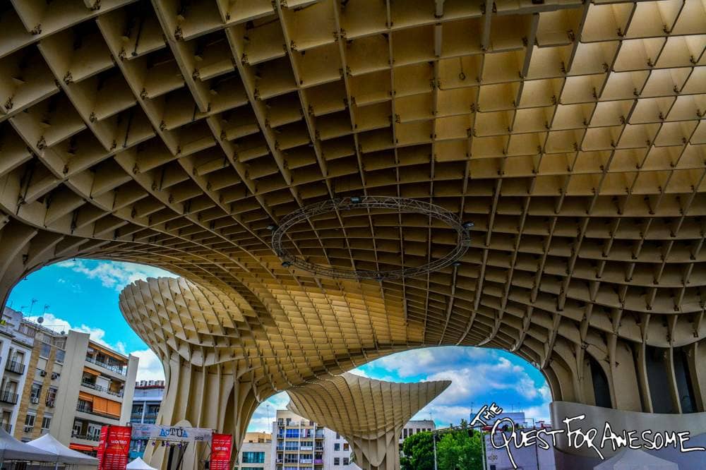 Mushroom Towers in Seville, Spain