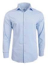 Gear List - Mizzen and Main Hampton Blue Check Dress Shirt