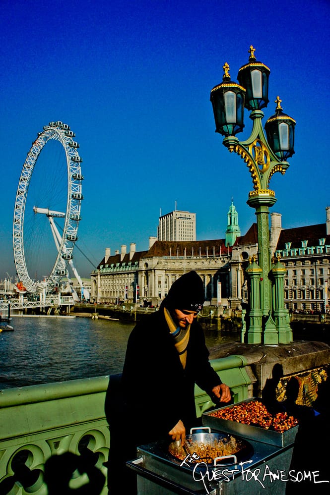 Bagpipes and the London Eye