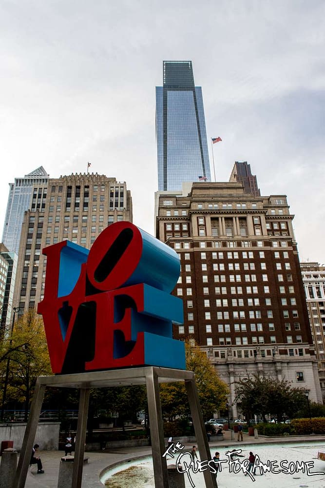 Philadelphia LOVE Sign