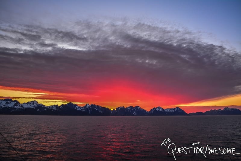 Ferry Ride From Bodo To Lofoten - The Quest For Awesome